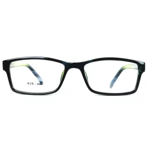 Black Green Full Rim EyeGlass