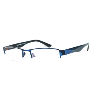 Blue Half Rim Metal EyeGlass