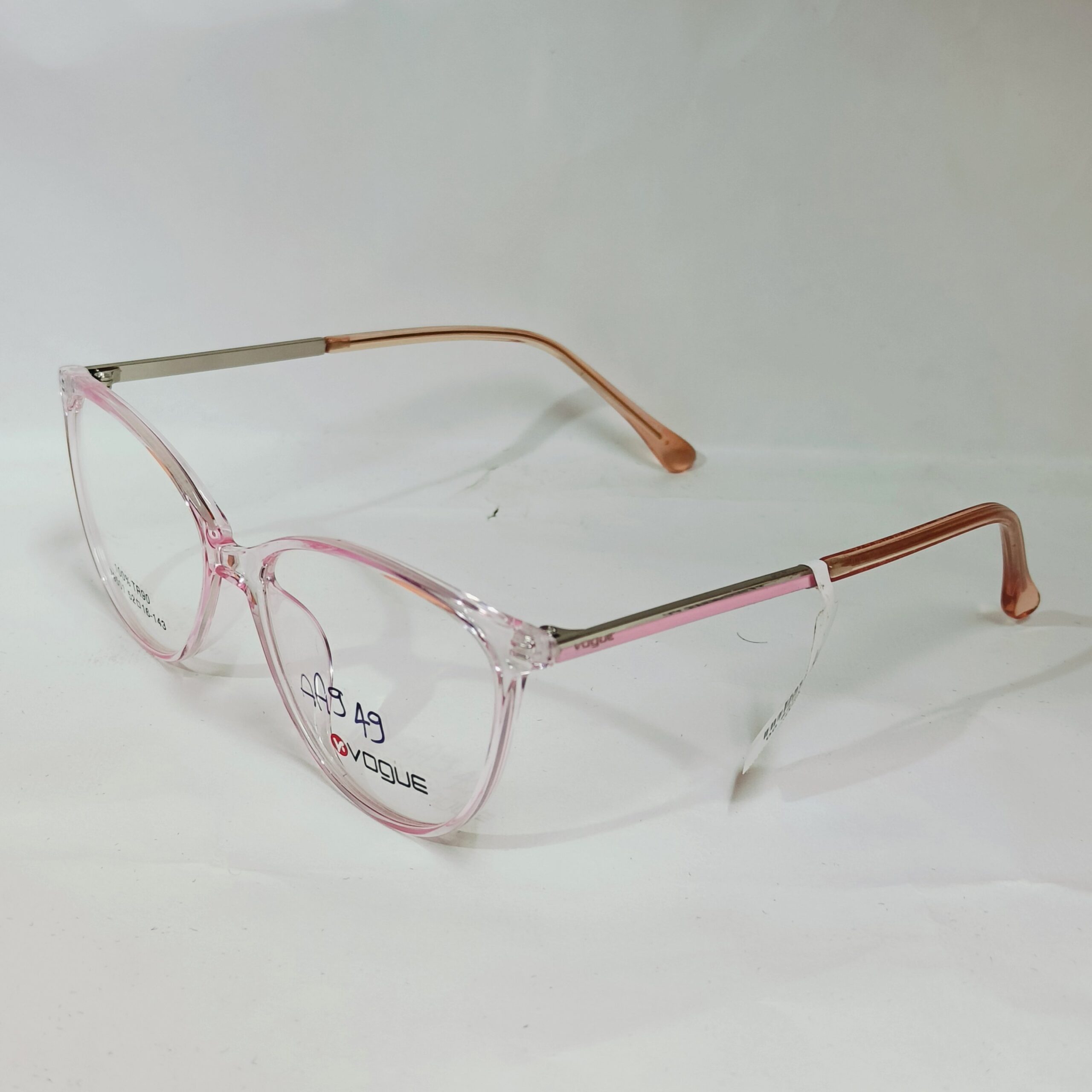 Crystal Pink Rounded Eyeglasses | Stylish Lightweight Frames for Women 2 Crystal Pink Rounded Eyeglasses | Stylish Lightweight Frames for Women - Image 2