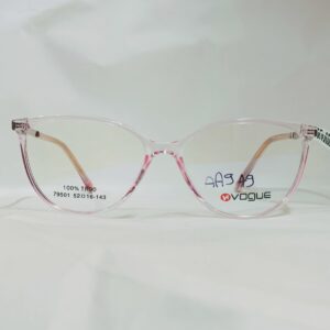Crystal Pink Rounded Eyeglasses | Stylish Lightweight Frames for Women