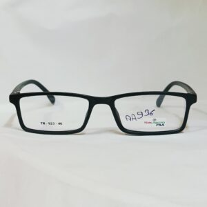 Matte Black Rectangular Eyeglasses | Lightweight TR Frame for Daily Use