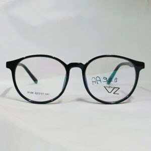 Glossy Black Rounded Eyeglasses | Lightweight Frame