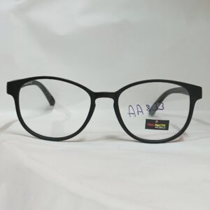Matte Black Rounded Eyeglasses | Premium Quality