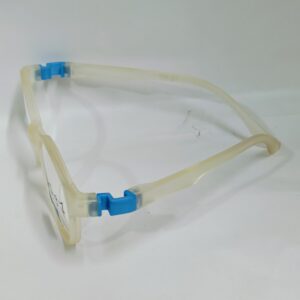 Transparent Eyeglasses with Rubberised Hing | Lightweight Glossy Frame