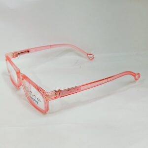 Orange Transparent Eyeglasses | Lightweight Glossy Frame
