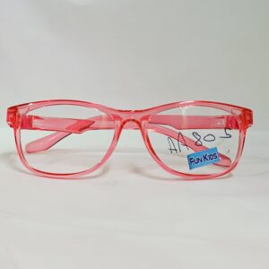 Transparent Orange Kids Eyeglasses | Lightweight & Comfortable Frame