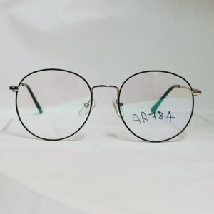 Black Metal Rounded Eyeglasses | Lightweight Classic Frame
