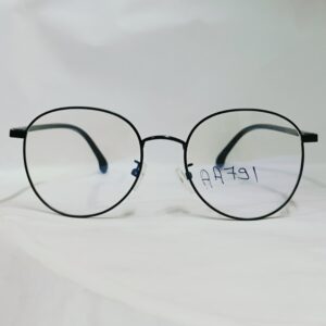 Black Round Metal Eyeglasses | Lightweight Classic Frame