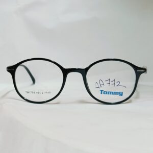 Glossy Black Rounded Eyeglasses | Lightweight Classic Frame