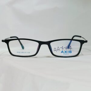 Glossy Black Rectangular Eyeglasses | Lightweight Everyday Frame