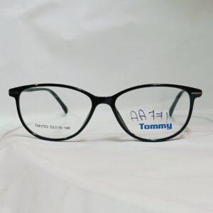 Glossy Black Rounded Eyeglasses | Lightweight Everyday Comfort Frame
