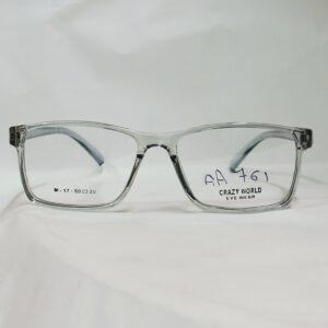 Transparent Rectangular Eyeglasses | Lightweight Glossy Clear Frame