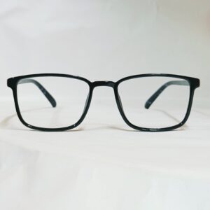 Onyx Noir Rectangular Frames with Marble-Textured Temples