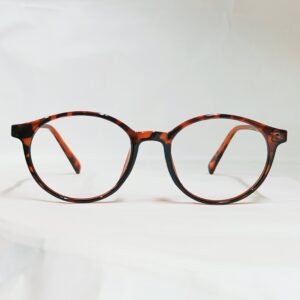 Tortoiseshell Brown Rounded Eyeglasses | Lightweight Classic Pattern Frame