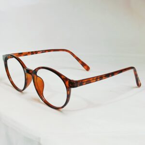 Tortoiseshell Brown Rounded Eyeglasses | Lightweight Classic Pattern Frame
