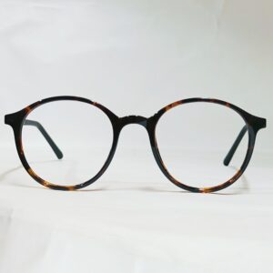 Classic Tortoiseshell Round Eyeglasses | Lightweight Vintage-Inspired Full-Rim Frame
