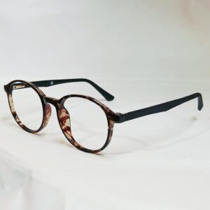 Classic Tortoiseshell Round Eyeglasses | Lightweight Vintage-Inspired Full-Rim Frame