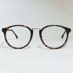 Classic Tortoise Shell Eyeglasses | Retro Round Full-Rim Frame
