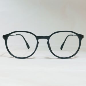Matte Black Round Eyeglasses | Lightweight Minimal Everyday Frame